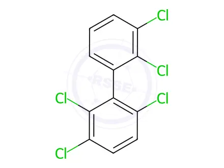 Chemical structure of 2,2',3,3',6-Pentachlorobiphenyl