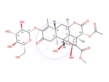 Chemical structure of I