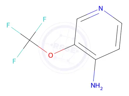 Chemical structure of 3-(Trifluoromethoxy)pyridin-4-amine