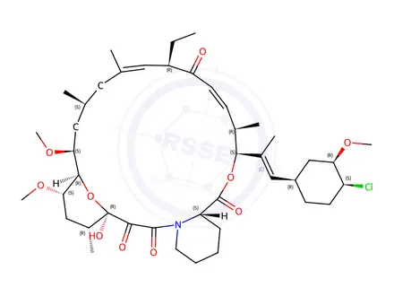 Chemical structure of Pimecrolimus Impurity 7