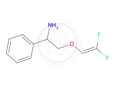 Chemical structure of 2-((2,2-Difluorovinyl)oxy)-1-phenylethan-1-amine