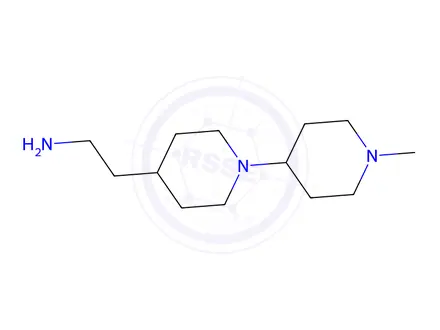Chemical structure of 2-[1-(1-methylpiperidin-4-yl)piperidin-4-yl]ethan-1-amine