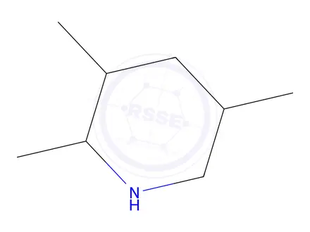 Chemical structure of 2,3,5-trimethylpiperidine
