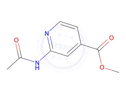 Chemical structure of 2-(acetylamino)-4-Pyridinecarboxylic acid methyl ester