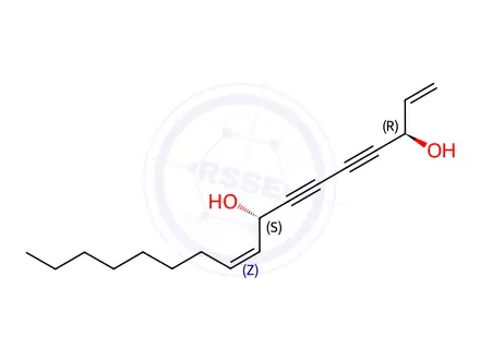 Chemical structure of Falcarindiol