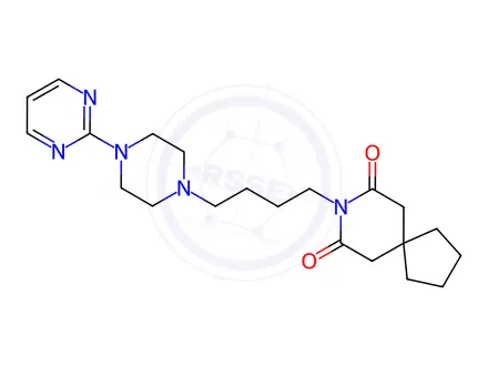 Chemical structure of Buspirone