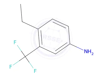 Chemical structure of 4-Ethyl-3-(trifluoromethyl)aniline