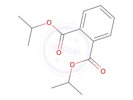 Chemical structure of Phthalic acid, bis-isopropyl ester
