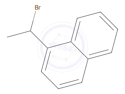 Chemical structure of 1-(1-Bromoethyl)naphthalene
