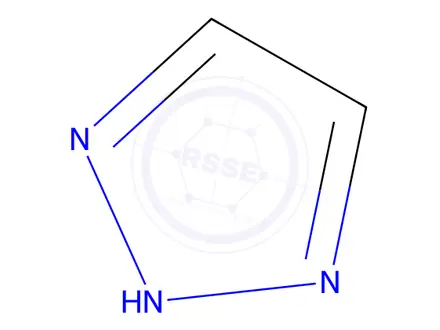 Chemical structure of 1H-1,2,3-triazole