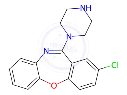 Chemical structure of Amoxapine