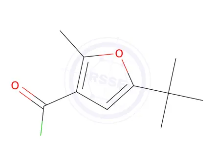 Chemical structure of 5-tert-Butyl-2-methyl-furan-3-carbonyl chloride