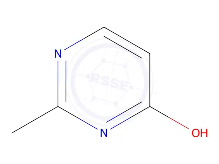 Chemical structure of 4-Hydroxy-2-methylpyrimidine