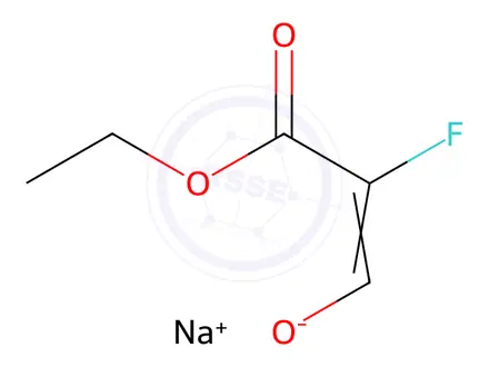 Chemical structure of Flucytosine Impurity 2 (sodium salt)