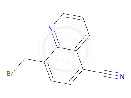 Chemical structure of 8-(Bromomethyl)quinoline-5-carbonitrile