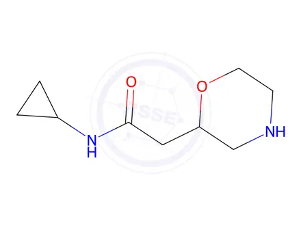 Chemical structure of n-Cyclopropyl-2-(morpholin-2-yl)acetamide