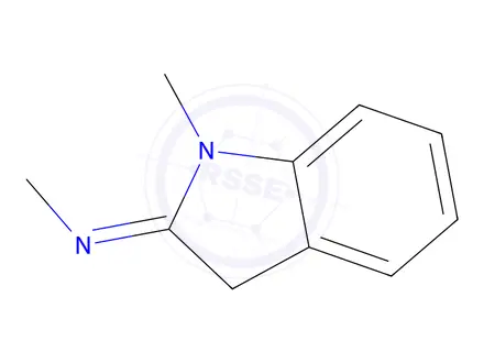 Chemical structure of N-(1-Methylindolin-2-ylidene)methanamine