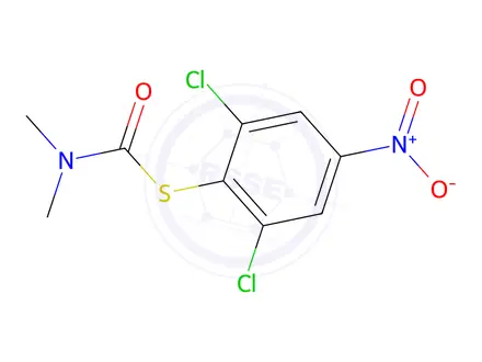 Chemical structure of S-(2,6-Dichloro-4-nitrophenyl) dimethylcarbamothioate