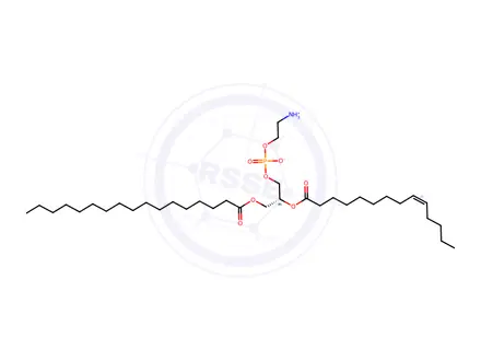 Chemical structure of 17:0-14:1 PE
