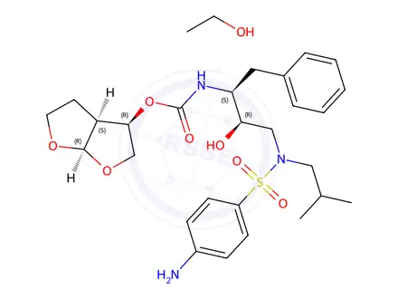 Chemical structure of Darunavir Ethanolate
