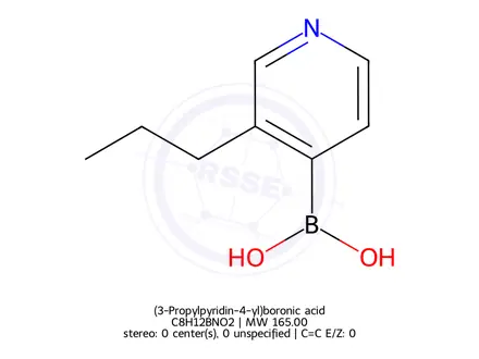 Chemical structure of (3-Propylpyridin-4-yl)boronic acid