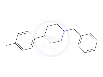 Chemical structure of 1-Benzyl-4-(4-methylphenyl)tetrahydropyridine