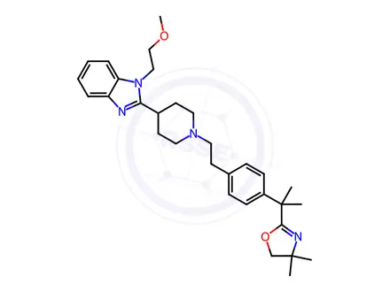 Chemical structure of Bilastine Impurity 57