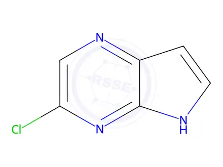 Chemical structure of 3-Chloro-5H-pyrrolo[2,3-b]pyrazine