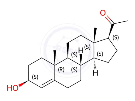 Chemical structure of Progesterone Impurity 62