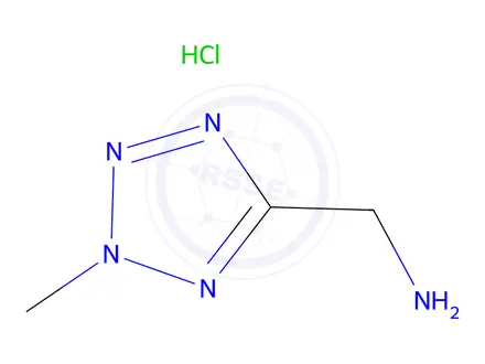 Chemical structure of 2-Methyl-2H-tetrazole-5-methanamine Hydrochloride
