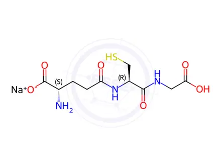 Chemical structure of Glutathione Sodium