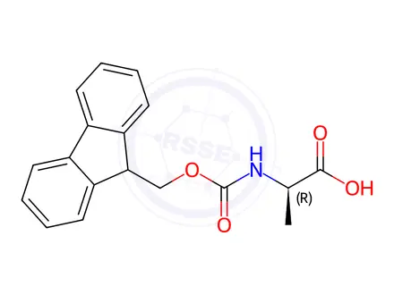 Chemical structure of Fmoc-D-Alanine