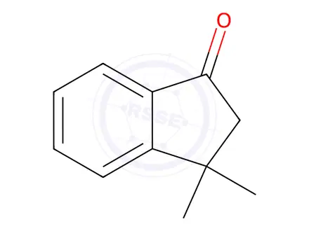 Chemical structure of 3,3-Dimethyl 1-Indanone