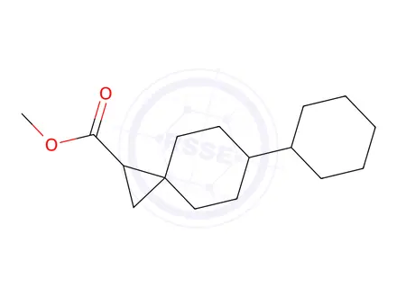 Chemical structure of Methyl 6-cyclohexylspiro[2.5]octane-1-carboxylate