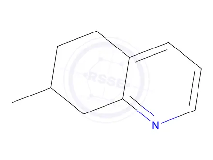 Chemical structure of Quinoline, 5,6,7,8-tetrahydro-7-methyl-, (R)-(9CI)