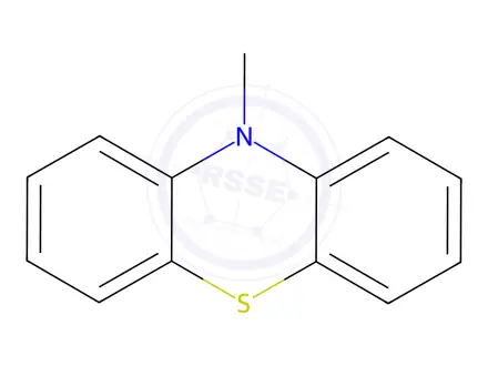 Chemical structure of 10-Methylphenothiazine