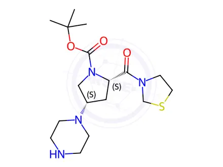 Chemical structure of Teneligliptin Impurity 112