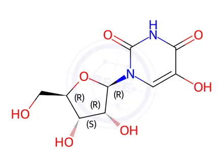 Chemical structure of 5-Hydroxyuridine