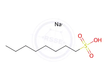 Chemical structure of Sodium 1-octanesulfonate
