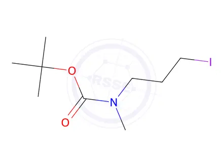 Chemical structure of 7-Iodo-2-methylheptan-2-yl carbamate