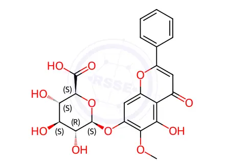 Chemical structure of Oroxyloside
