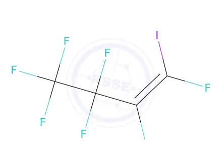 Chemical structure of Heptafluoro-1-iodobut-1-ene