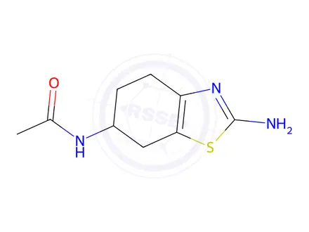 Chemical structure of N-(2-Amino-4,5,6,7-tetrahydro-6-benzothiazolyl)acetamide