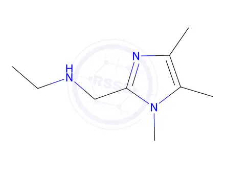 Chemical structure of N-[(1,4,5-Trimethyl-1H-imidazol-2-yl)methyl]ethanamine dihydrochloride