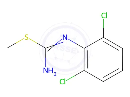 Chemical structure of Methyl (2,6-dichlorophenyl)carbamimidothioate