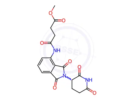 Chemical structure of Pomalidomide-CO-C2-methyl ester