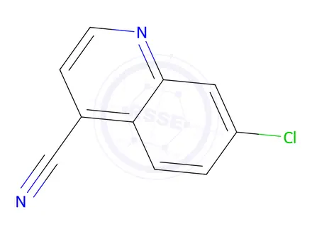 Chemical structure of 7-Chloroquinoline-4-carbonitrile