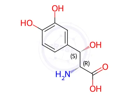 Chemical structure of Droxidopa