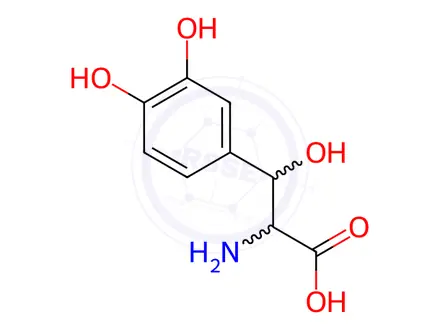 Chemical structure of DXD Racemic Standard (Droxidopa)
