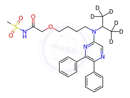 Chemical structure of Selexipag-d6